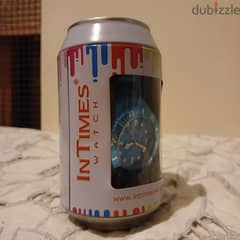 InTimes Canned Blue watch