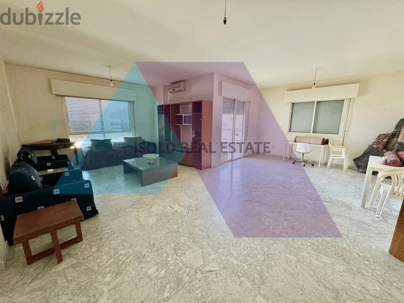 Semi-furnished 170 m2 apartment + open sea view for sale in Ghadir 2