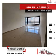 Luxury Apartment for sale in Ain El Mraiseh 350 sqm ref#kj94113 0