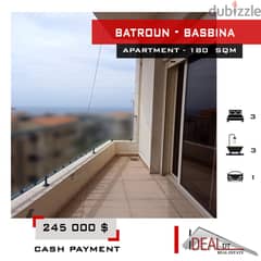 Apartment for sale in Batroun 180 sqm ref#rk682