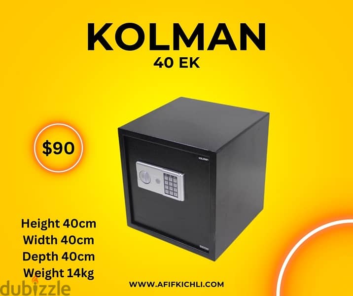 Kolman Safes all Sizes New! 3