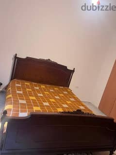 bed + mattress+ commode