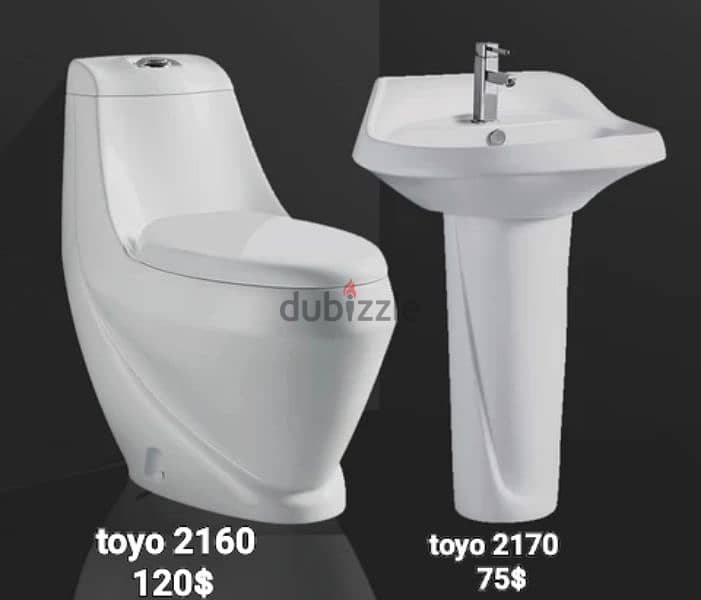 bathroom toilet sets أطقم حمام ( كرسي حمام/مغسلة) 19