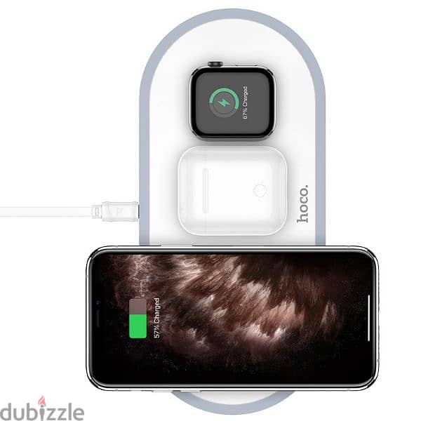 Wireless Charger CW24 Handsome 3-in-1 Table Top Charging Dock 1