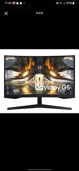 Samsung Odyssey Curved Gaming Monitor G5 27" 3