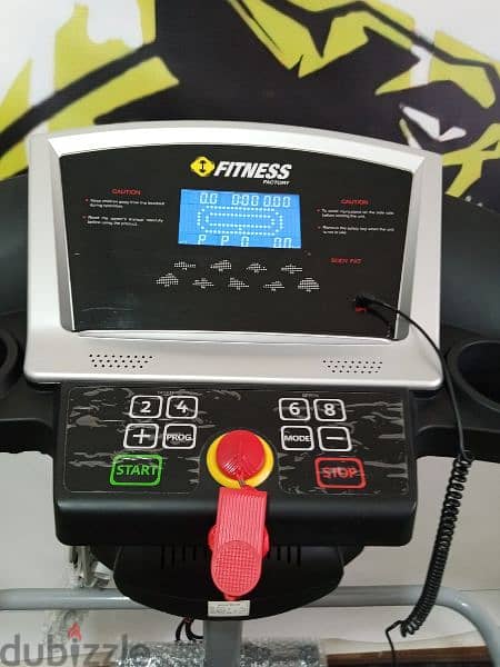 treadmill 2.5hp fitness factory, vibration message, aux 2