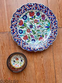 Handmade turkish Ceramic Plate and bowl