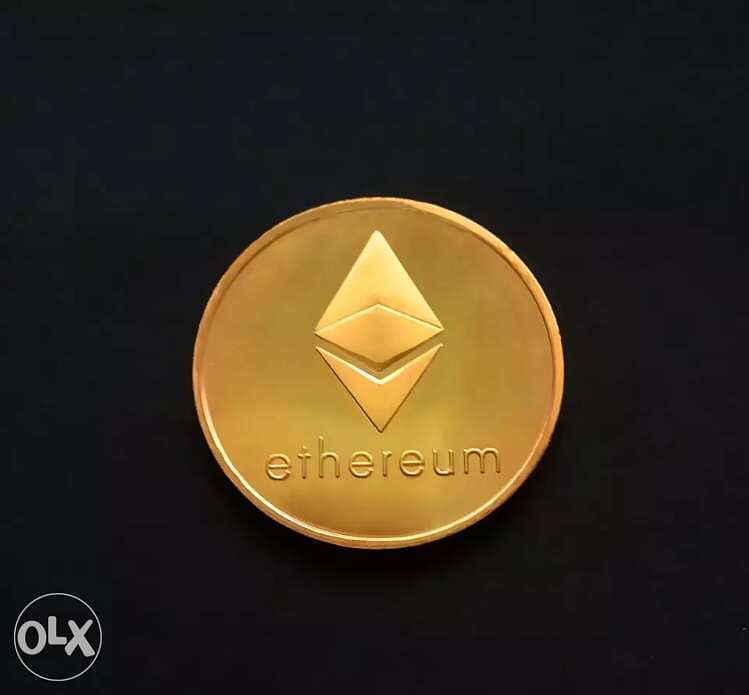 Gold plated Ethereum, Coin Collector /Luxury Gift. (Crypto) 2