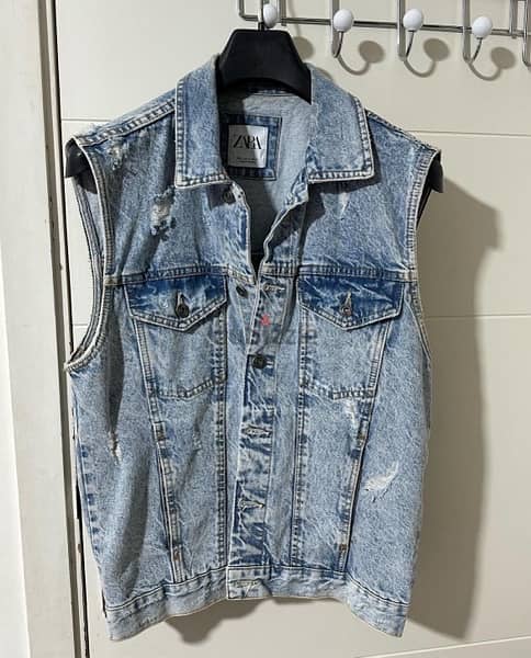 Zara Jeans Vest 0