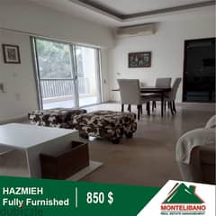 850$!!!! Fully Furnished Apartment for Rent located in Hazmieh!!! 0