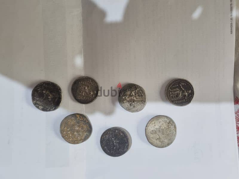 Ancient Roman Silver Coin 7 for the price of one 10