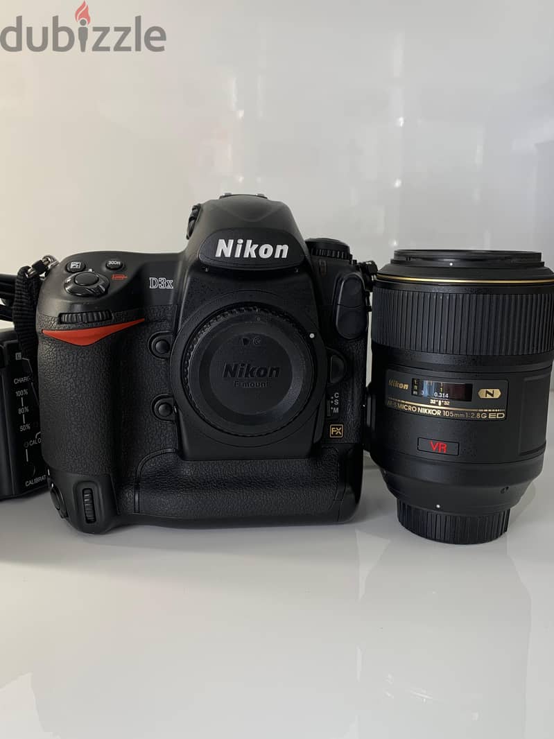 Nikon D3X + lens 105mm Macro f2.8 3