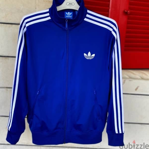 ADIDAS Blue & White Sports Jacket. 1