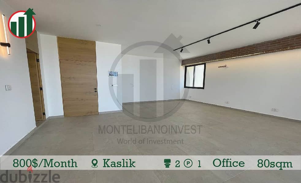 Office for Rent in Kaslik !! 4
