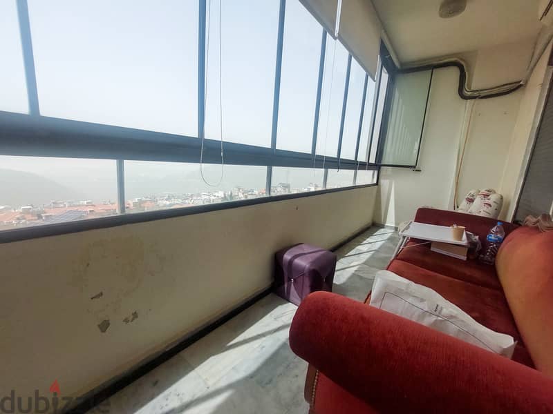 113 SQM Semi Furnished Apartment in Mazraat Yachouh with Sea View 8