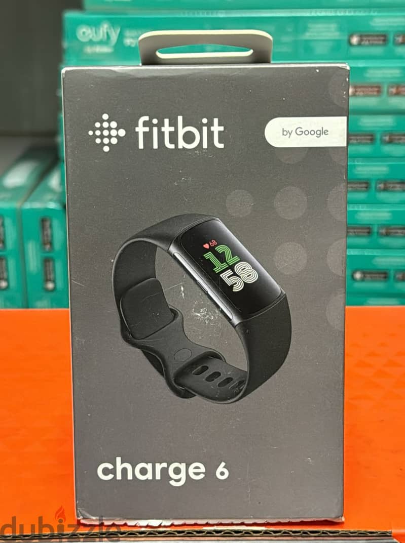 Fitbit Charge 6 black case,obsidian band amazing & good offer 1