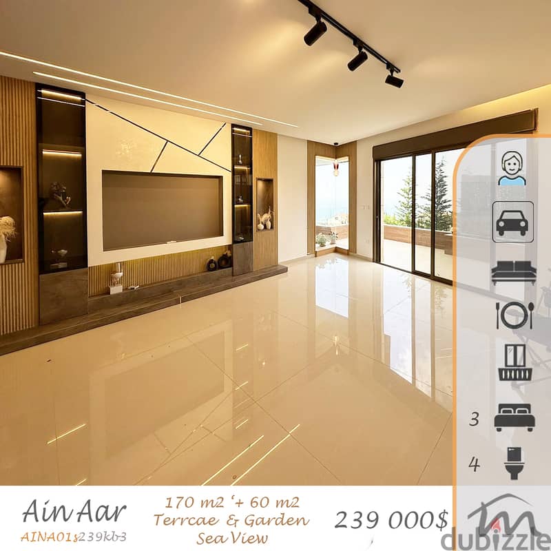 Cornet Chahwan - Ain Aar | Signature | Decorated 170m² + 60m² Terrace 0