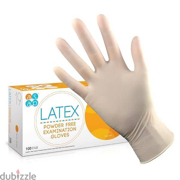 Examination Gloves (Nitrile/Latex) powder free - كفوف طبية 2