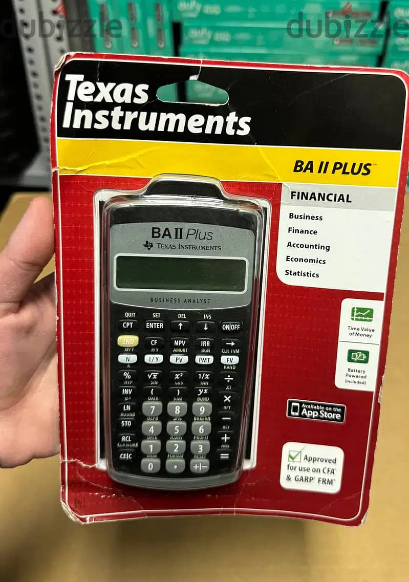 Texas Instruments BAII Plus Financial Calculator/GENUINE 0