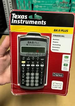 Texas Instruments BAII Plus Financial Calculator/GENUINE exclusive & n