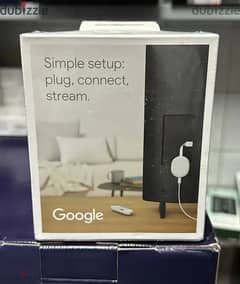 Google chromecast with google tv hd white original & good offer 0