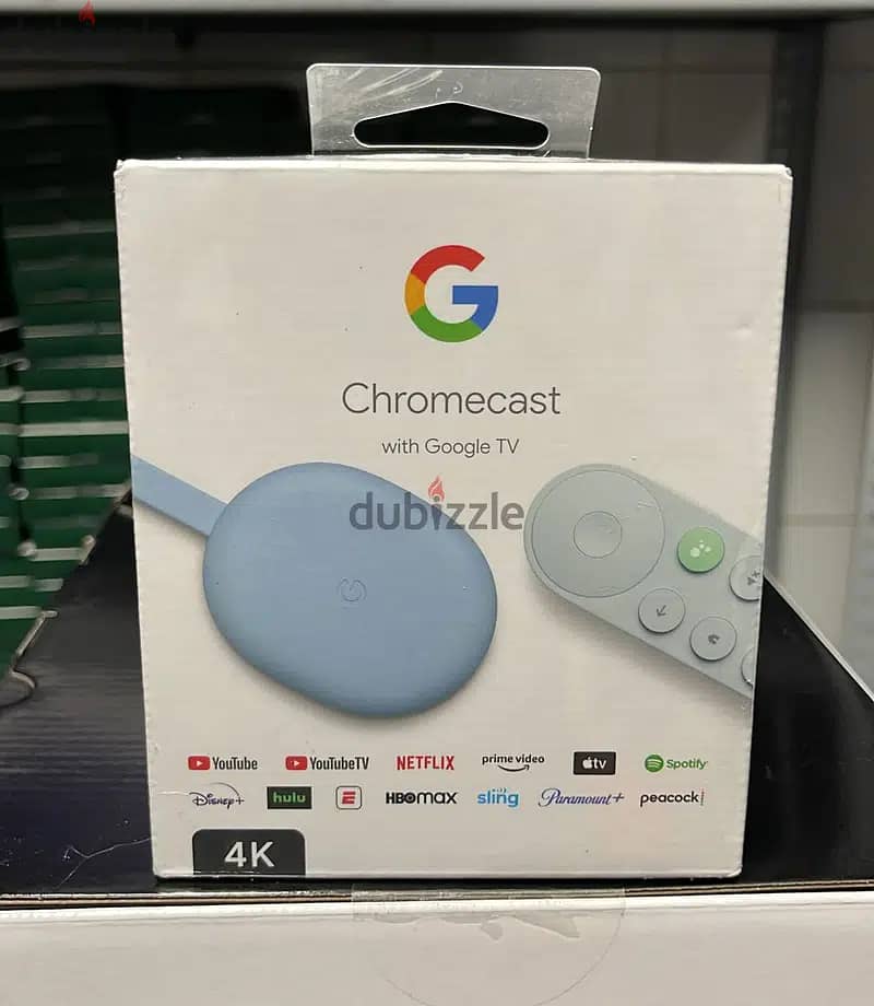 Google chromecast with google tv 4k sky blue amazing & last offer 1