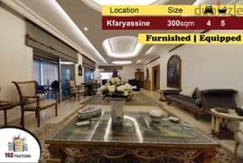 Kfaryassine 300m2 | 160m12 Terrace/Garden | Elegant Furnished Flat |IV