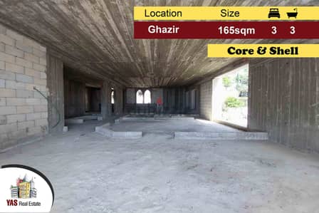 Ghazir 165m2 | Core & Shell | Partial View | Prime Location | IV MY |