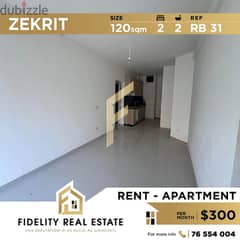 Apartment for rent in Zekrit RB31 0