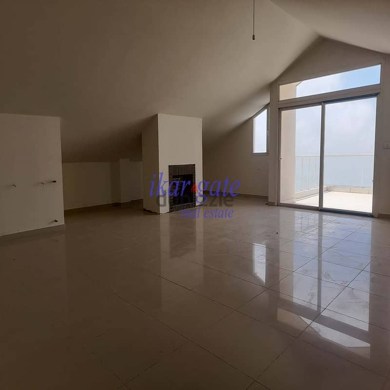 apartment duplex for sale in baabdat daher sowan moutain and sea view 3