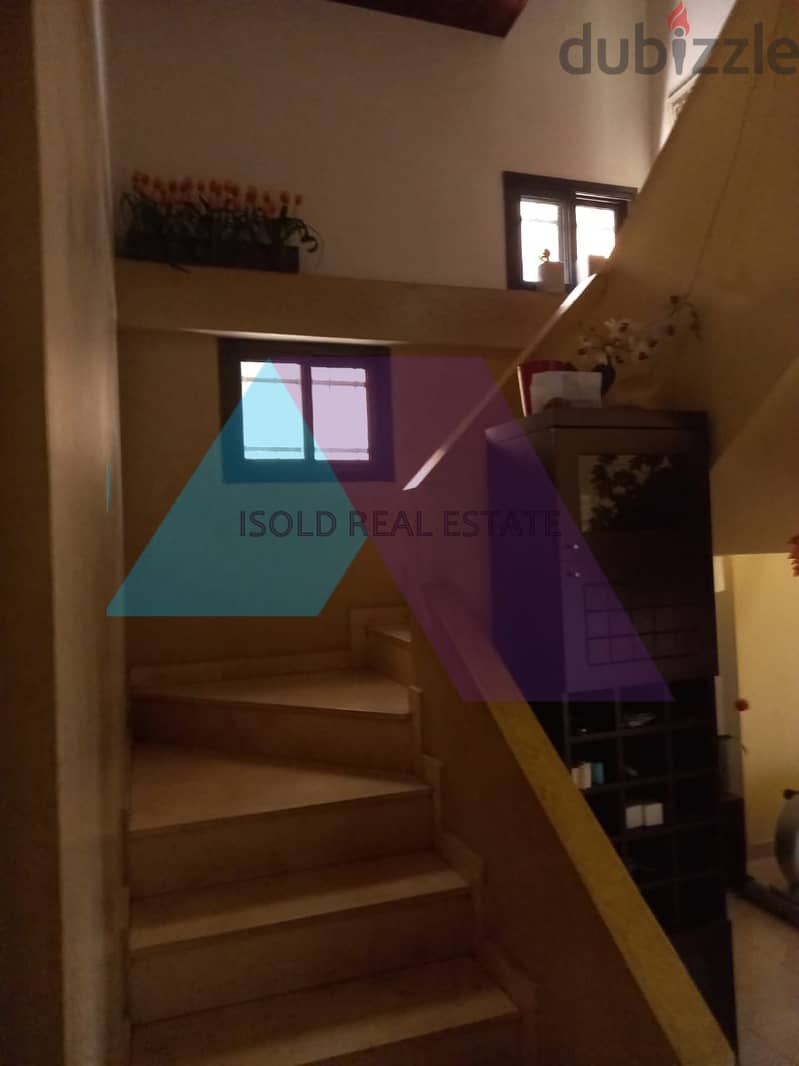 A 200 m2 duplex apartment for sale in Zouk mosbeh 7