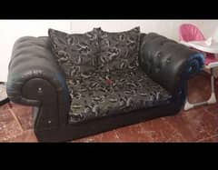 Beautiful black comfy couch(good shape)