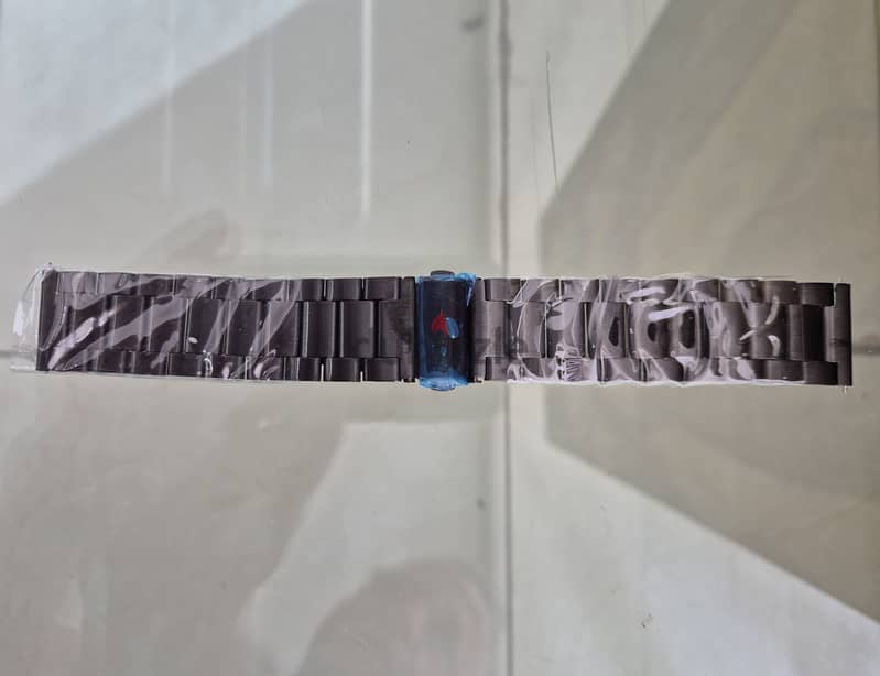 Watch Band in Black Stainless Steel 22mm 9
