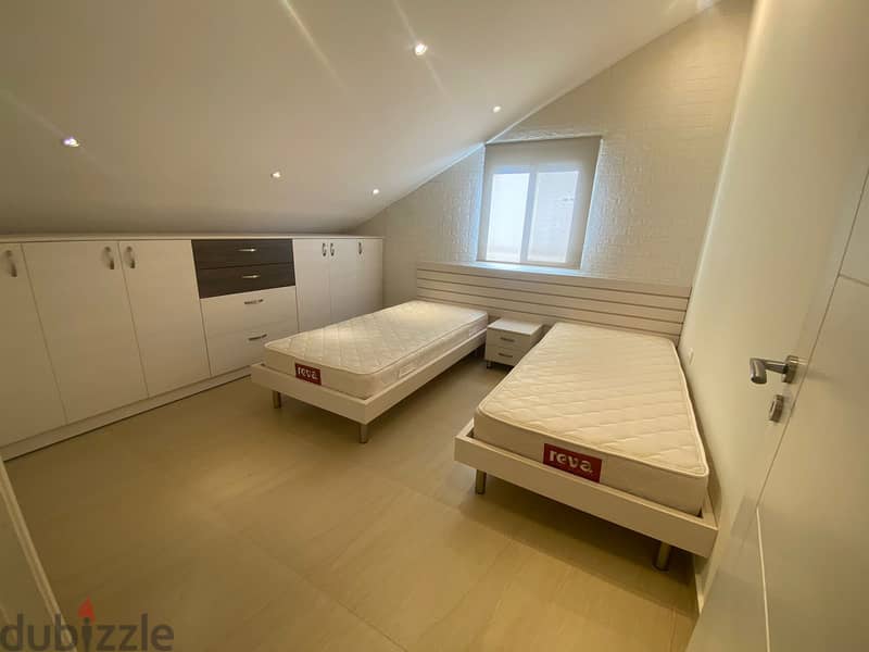 L15238-2-Bedroom Furnished Rooftop for Rent In Jbeil-Mastita 2