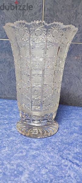 Bohemian Crystal Vase 1