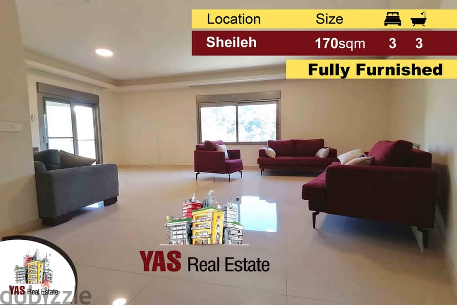 Sheileh 170m2 | Fully Furnished | Upgraded | Open View | Catch | AC | 0