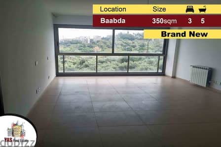 Baabda 350m2 | Spacious Flat | Super Luxury | Prime Location | PA |