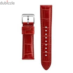 Samsung Gear S3 Alligator Leather Band 22mm Orange Red