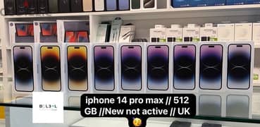 iphone 14 pro max // 512 GB //New not active // UK 0