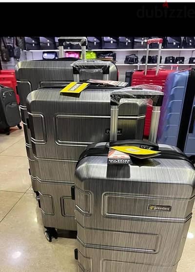 50% OFF President Swiss Polycarbonate Travel bags suitcase set