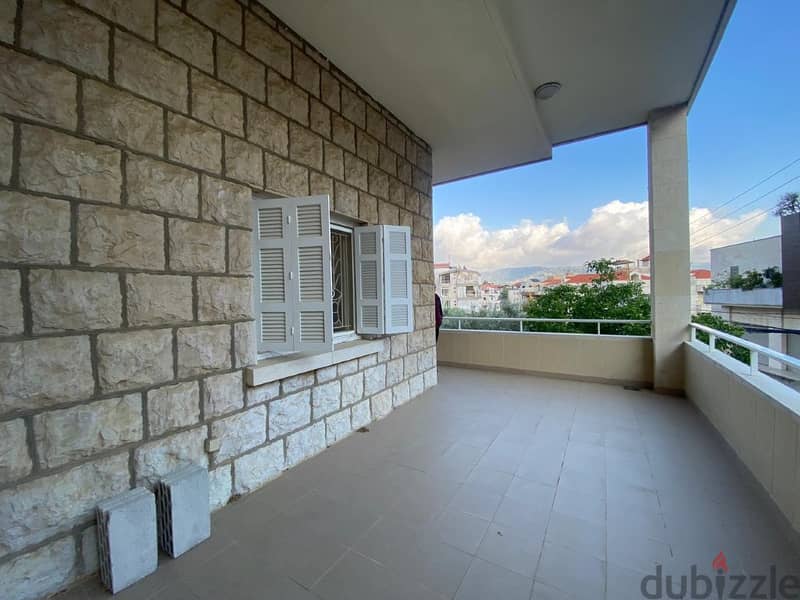 240 Sqm + 100 Sqm Terrace | Furnished apartment for rent in Baabdath 1
