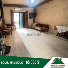 85000$!! Apartment for sale located in Bourj Hammoud