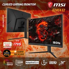 MSI G24C4 E2 180HZ 1MS 1500R 24" CURVED GAMING MONITOR