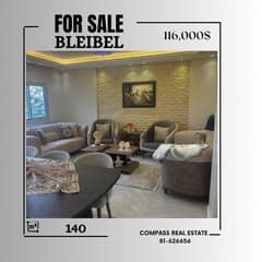 Mountain View Apartment For Sale in Bleibel - Baabda