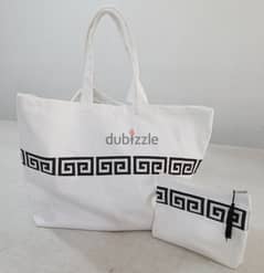 White Beach Bag