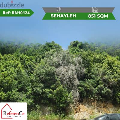 Prime land in Sehayleh for sale أرض مميزة للبيع في السهيلة