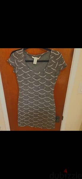 dress only grey Max Studio XS S M L 2