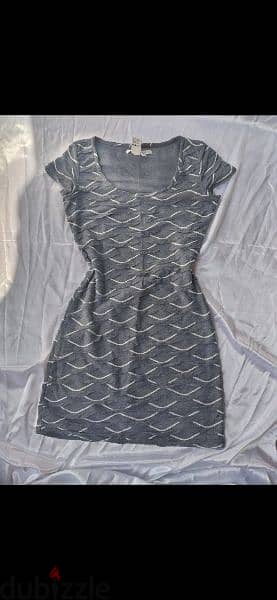 dress only grey Max Studio XS S M L 4