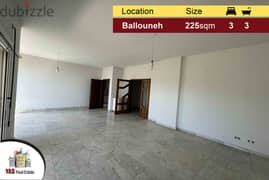 Ballouneh 225m2 | Well Maintained | Ideal Location | Open View | MY | 0