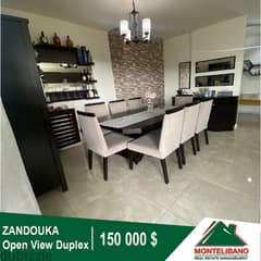 150000$!! Open View Duplex for sale located in Zandouka 0